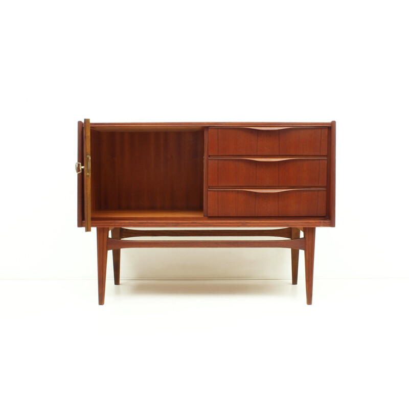 Vintage Small Teak Sideboard - 1960s