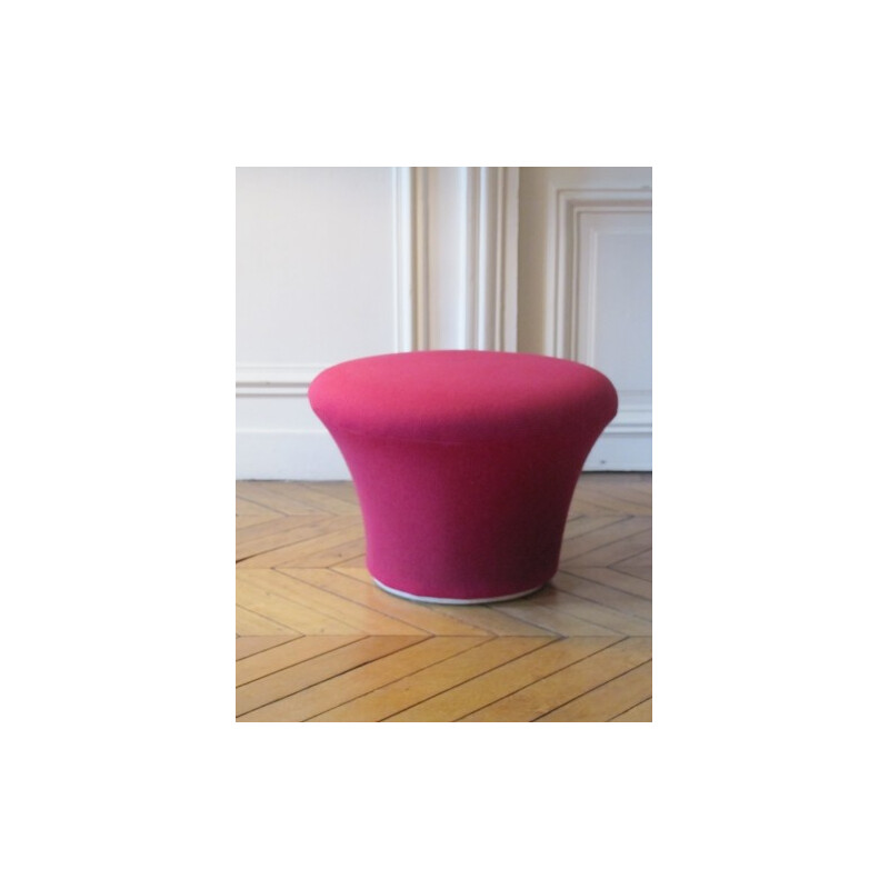 Fauteuil Mushroom et ottoman framboise, Pierre PAULIN - 1960