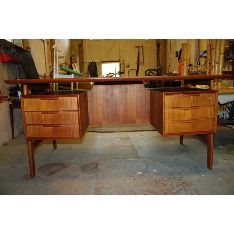 Double sides desk 75 by Jun Omann Mobelfabrik - 1960s