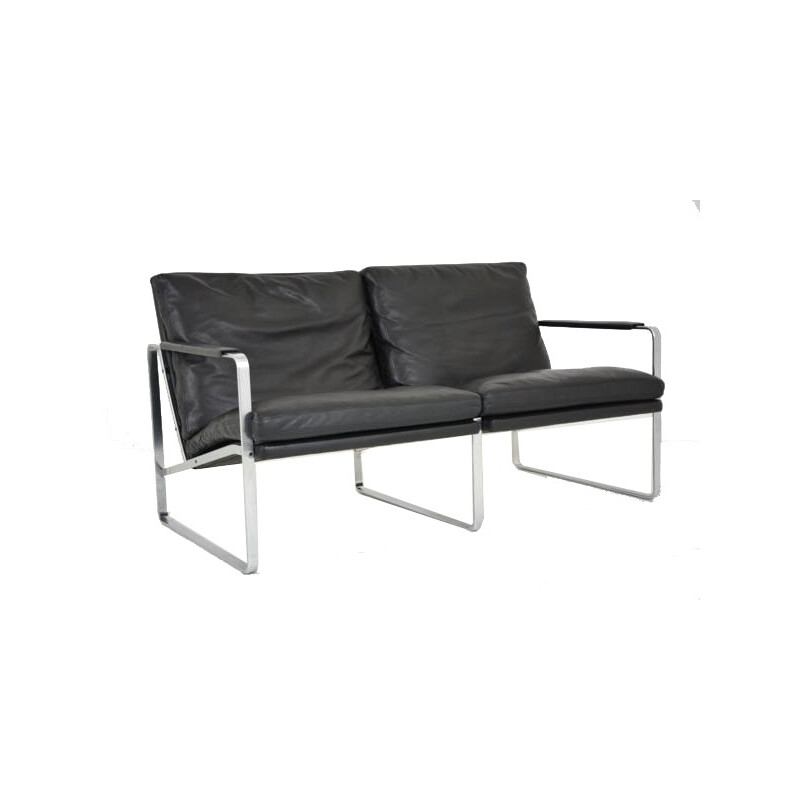 2-seater vintage sofa by Kastholm et Fabricius for Walter Knoll  - 1960s