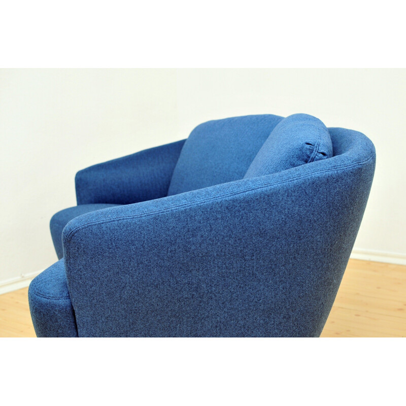 Vintage 2-Seater Sofa in royal blue - 1950s