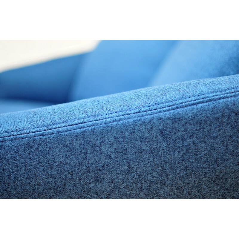 Vintage 2-Seater Sofa in royal blue - 1950s