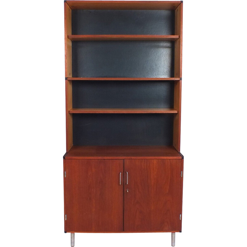 Armoire vintage en teck à 4 étagères par C. Braakman pour Pastoe - 1960