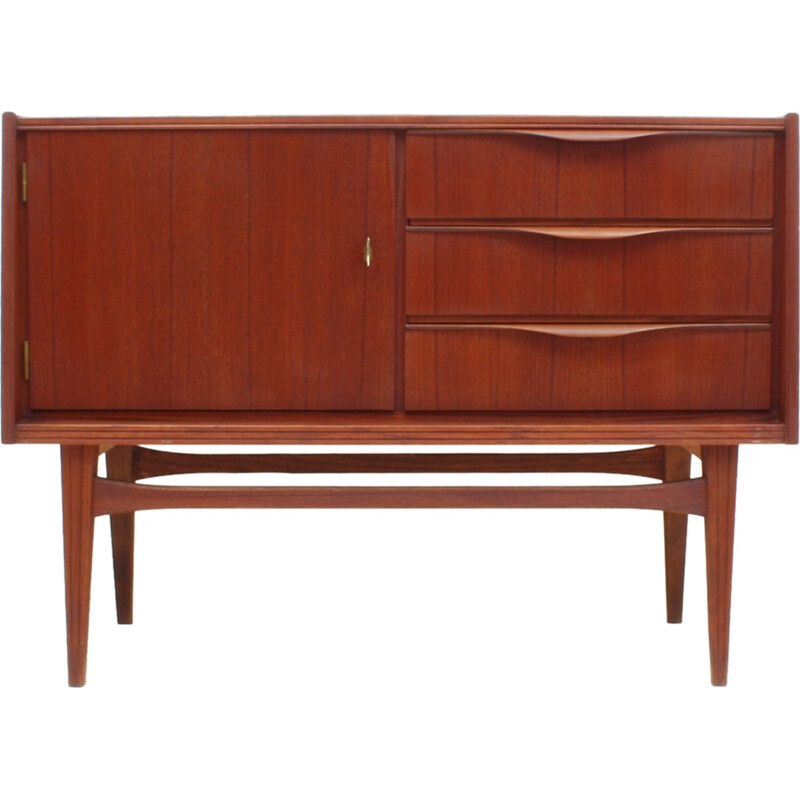 Vintage Small Teak Sideboard - 1960s