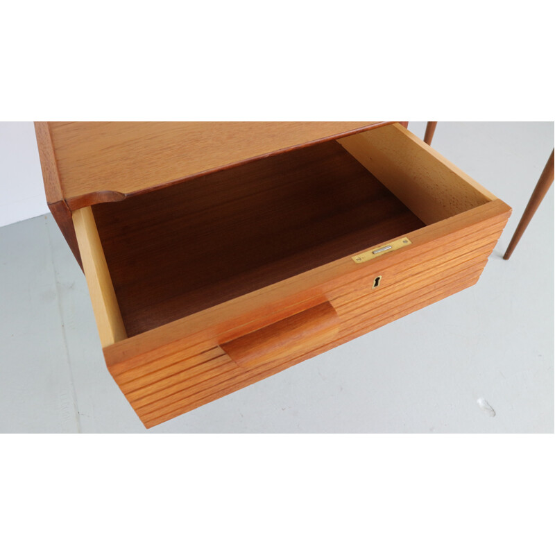 Vintage teak-wood writing desk - 1950s