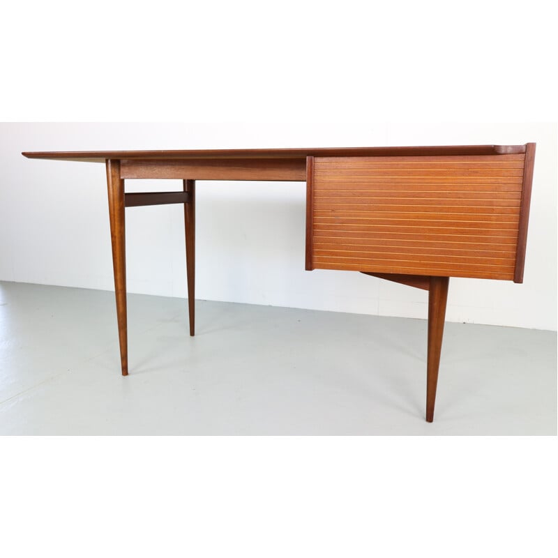 Vintage teak-wood writing desk - 1950s