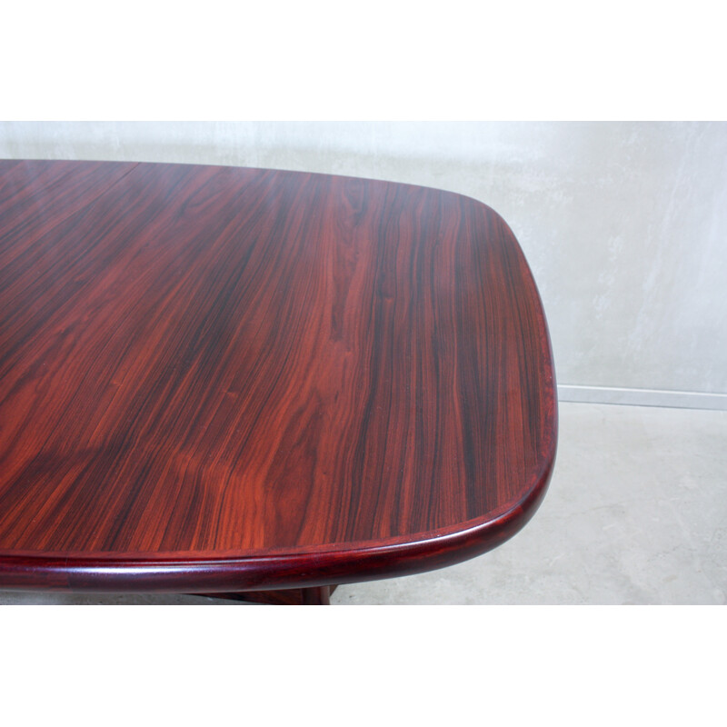 Danish Rosewood Oval Dining Table - 1960s