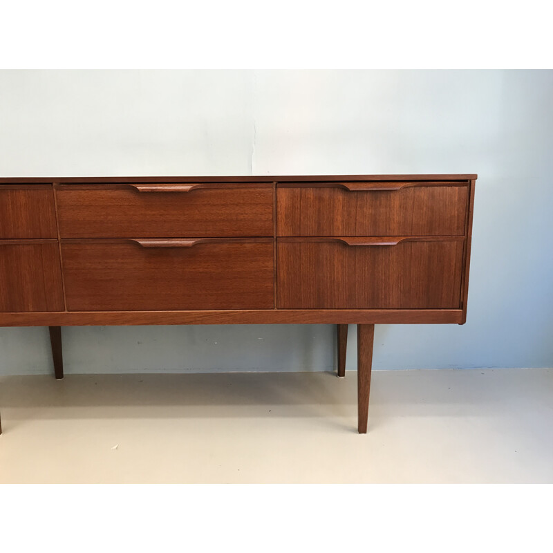 Vintage six drawer "607" dresser by Frank Guille for Austinsuite - 1960s