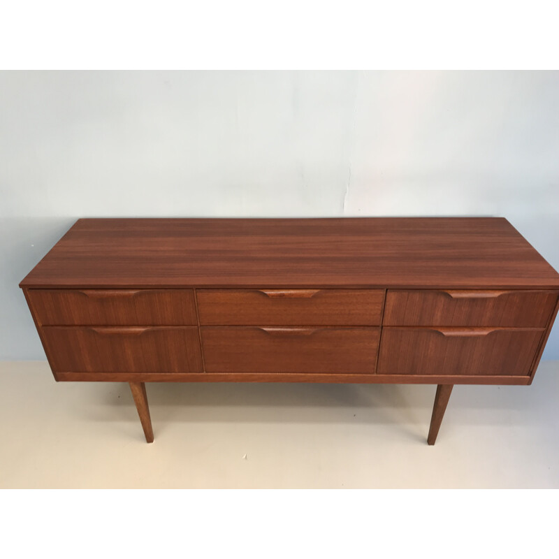 Vintage six drawer "607" dresser by Frank Guille for Austinsuite - 1960s