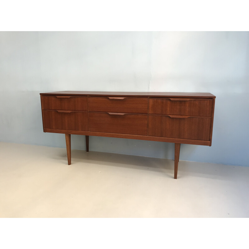 Vintage six drawer "607" dresser by Frank Guille for Austinsuite - 1960s