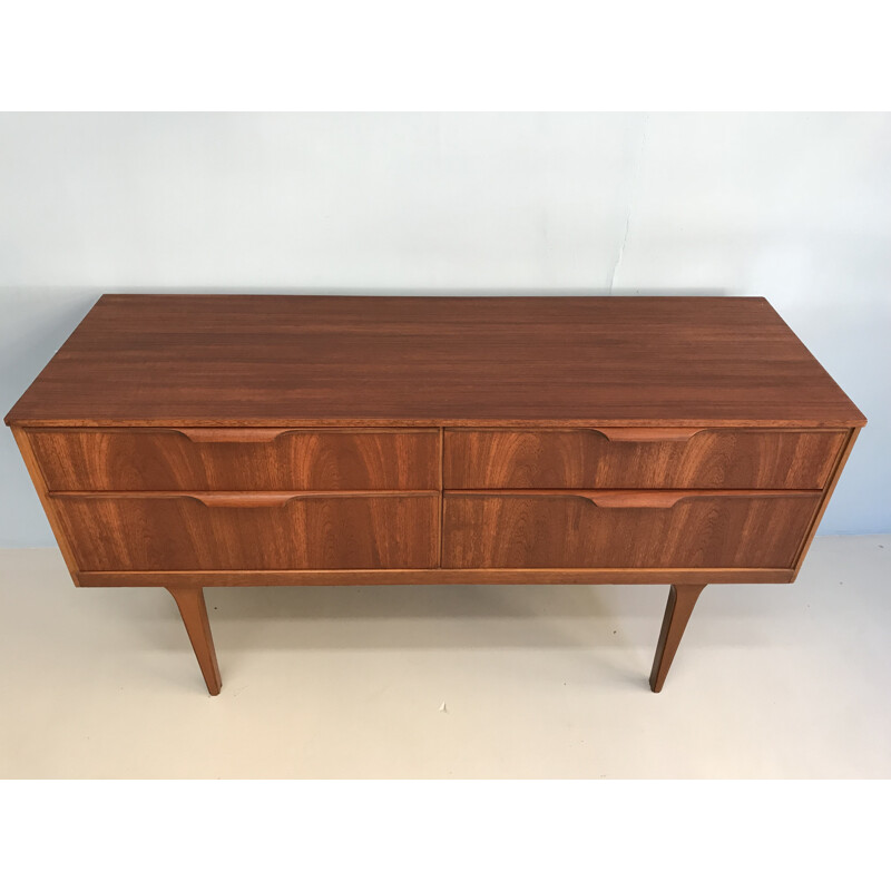 Vintage teak "601" dresser by Frank Guille for Austinsuite - 1960s