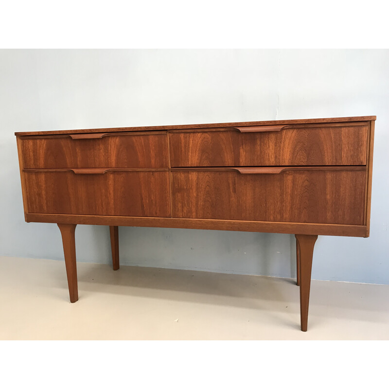 Vintage teak "601" dresser by Frank Guille for Austinsuite - 1960s