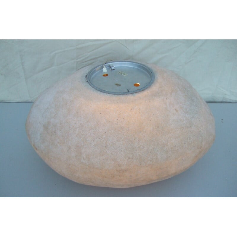 Lampe Dora en fibre de verre et poudre de marbre, A. CAZENAVE - 1950