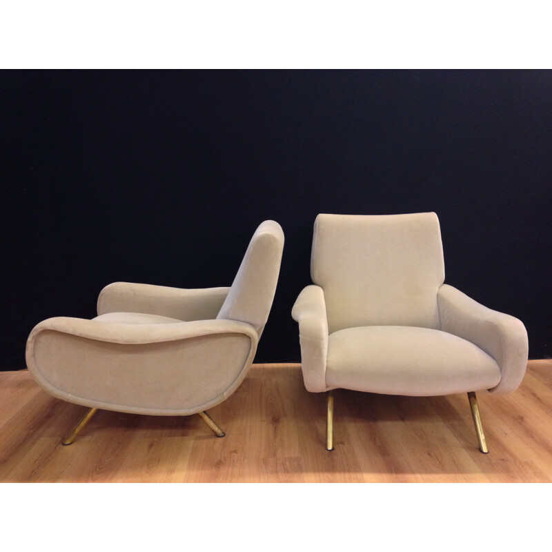 2 Lady armchairs, Marco ZANUSO - 1950s