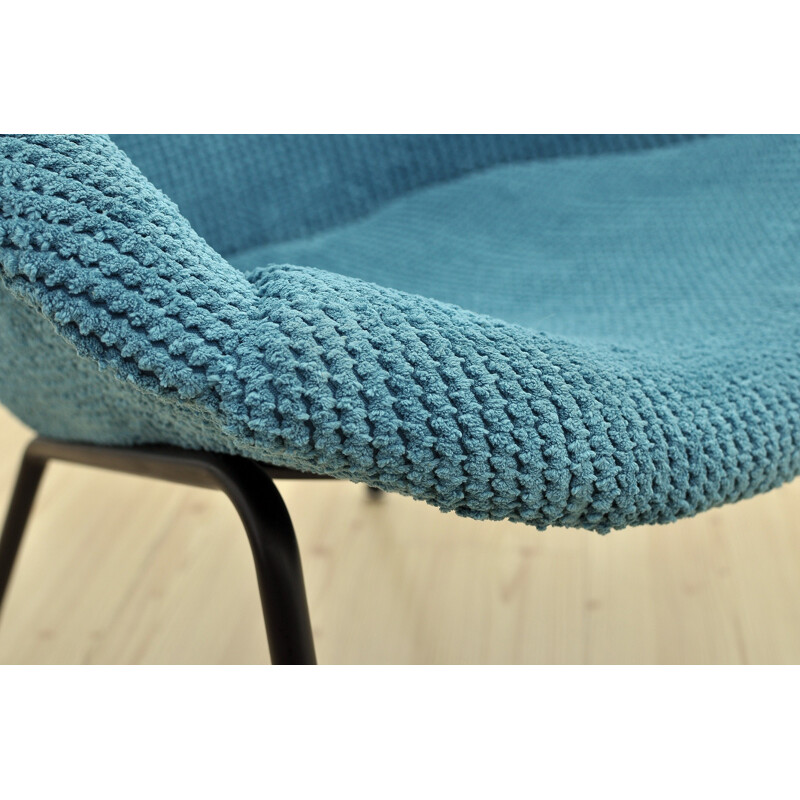 Blue Shell Chair model "369" by Walter Knoll - 1950s