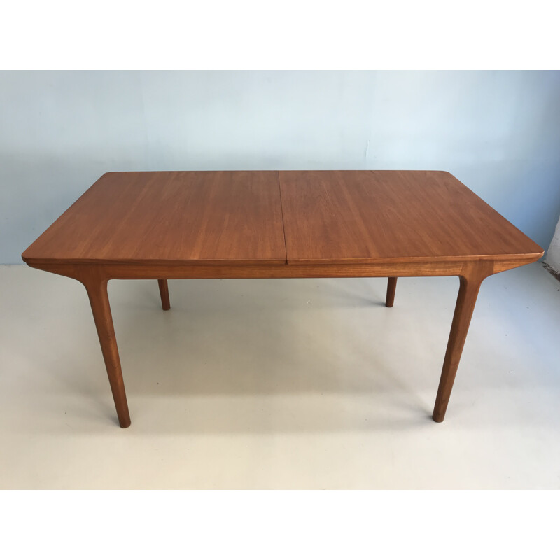 Vintage dining table in teak with extension by MacIntosh - 1960s