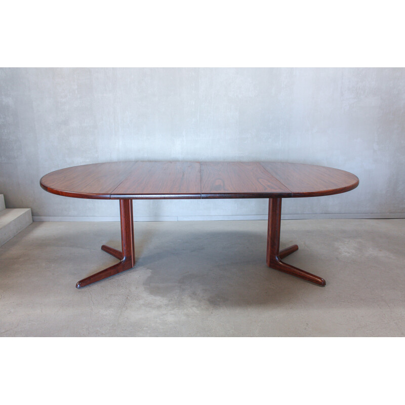 Vintage Danish round dining table in rosewood - 1960s
