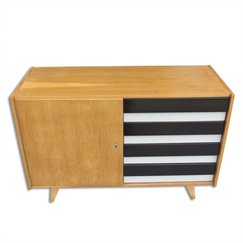 Vintage "U-458" sideboard by Jiří Jiroutek for Interier Praha - 1960s 