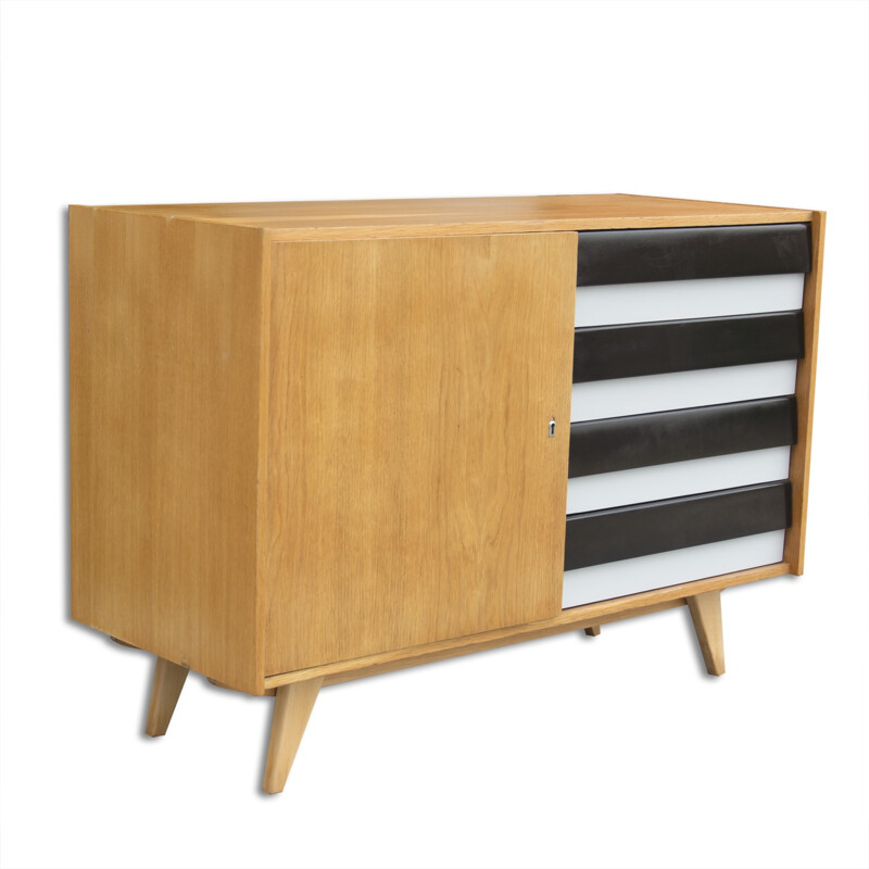 Vintage "U-458" sideboard by Jiří Jiroutek for Interier Praha - 1960s 