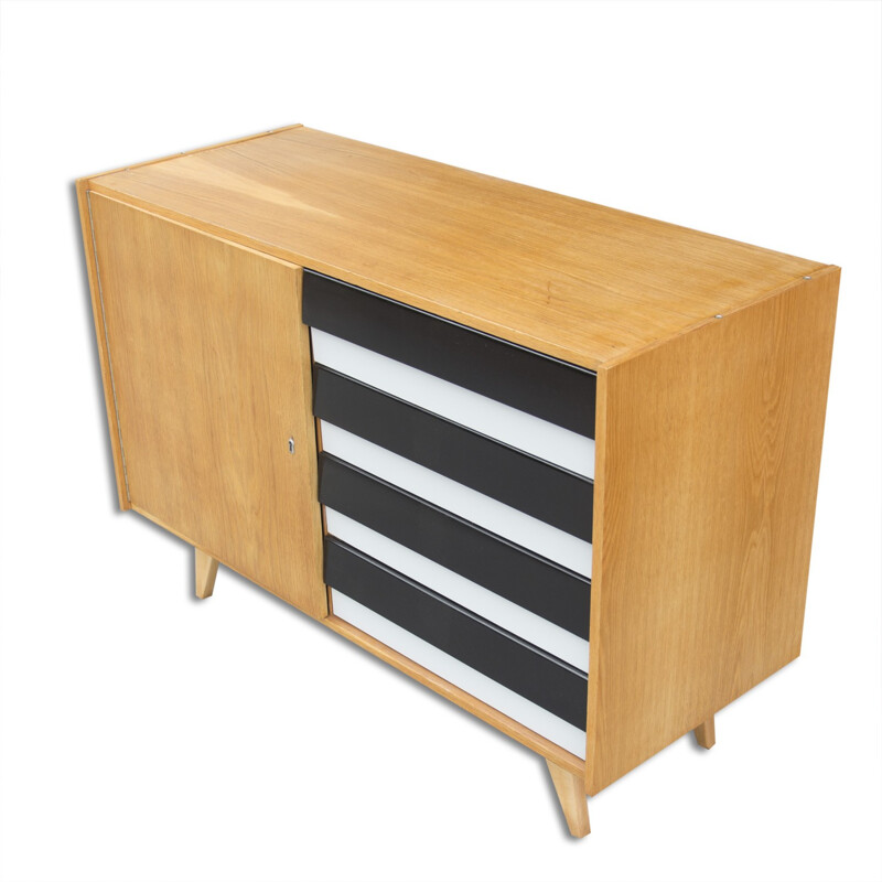 Vintage "U-458" sideboard by Jiří Jiroutek for Interier Praha - 1960s 