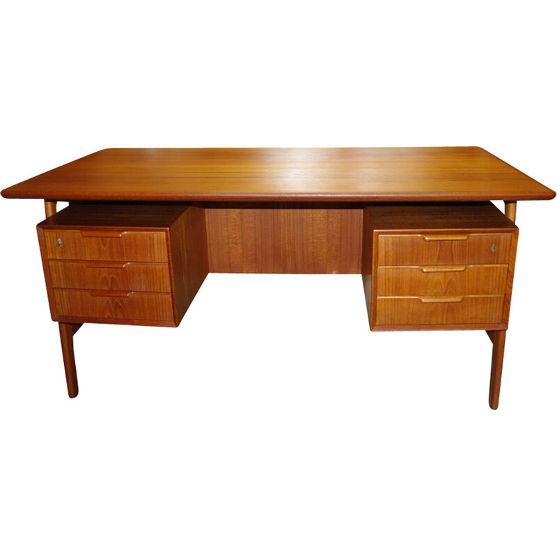 Double sides desk 75 by Jun Omann Mobelfabrik - 1960s