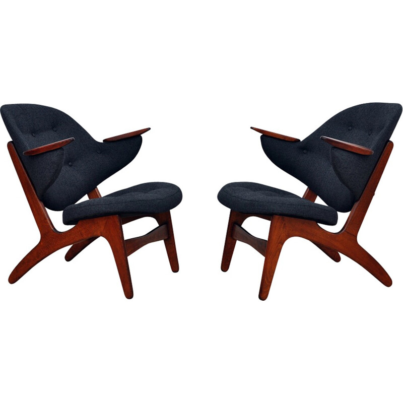 Set of 2 "Model 33" Armchairs by Carl Edward Matthes - 1950s