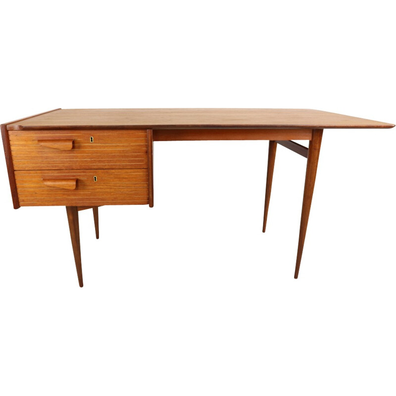 Vintage teak-wood writing desk - 1950s