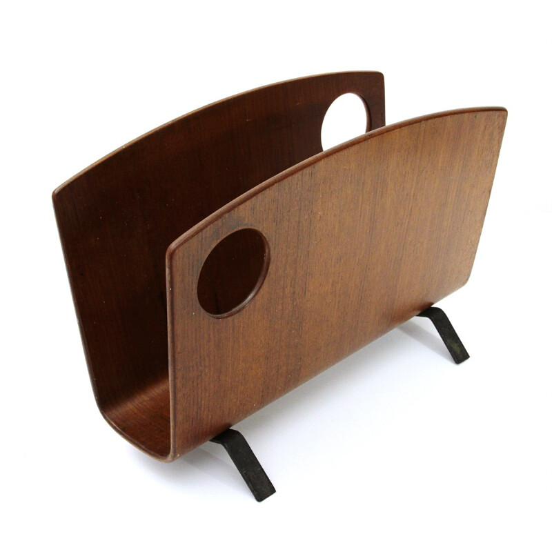 Magazine rack in Plywood by Campo & Graffi for Home - 1950s