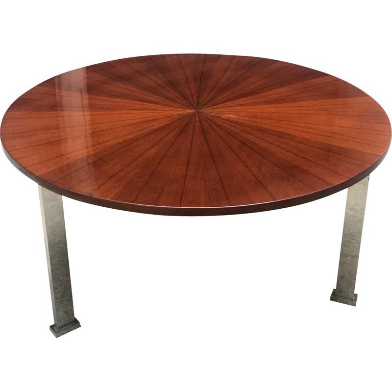 Vintage french coffee table by Jules Leleu - 1960s