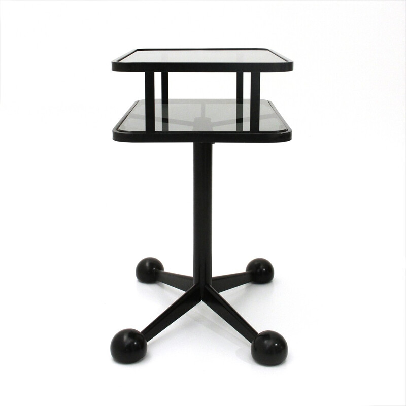 Bar serving cart in metal and glass by Allegri Arredamenti - 1970s