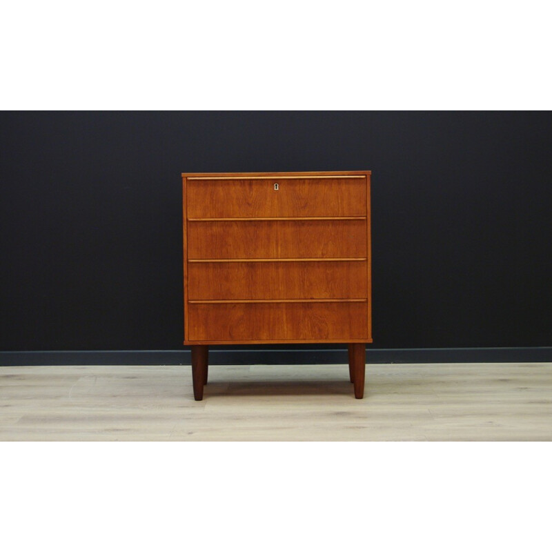 RETRO TEAK CHEST OF DRAWERS DANISH DESIGN