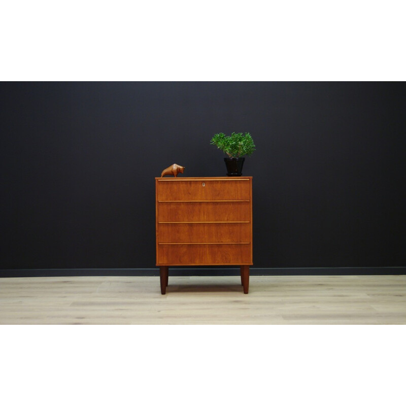 RETRO TEAK CHEST OF DRAWERS DANISH DESIGN