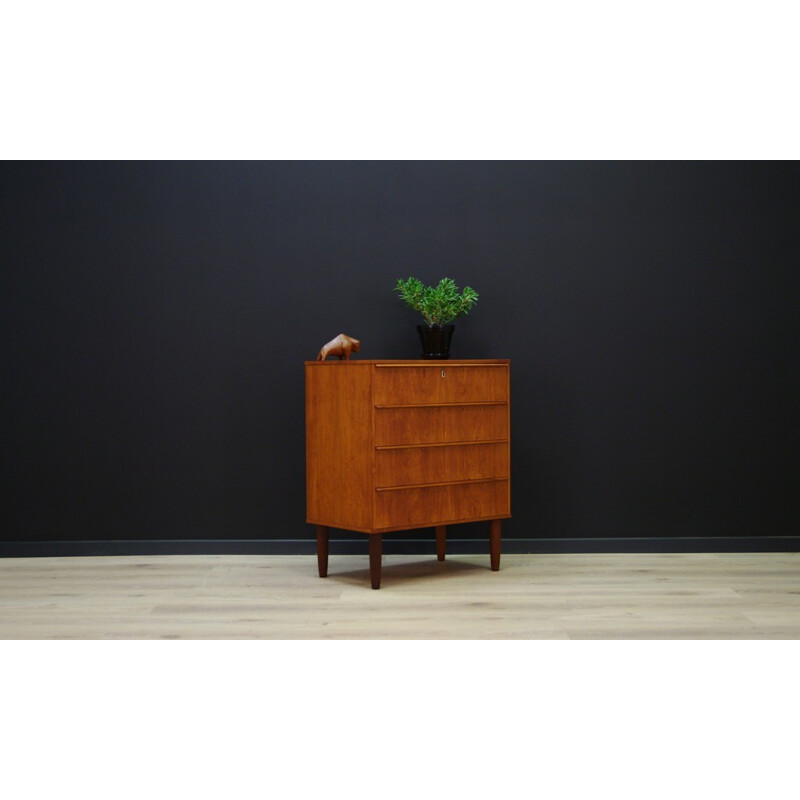 RETRO TEAK CHEST OF DRAWERS DANISH DESIGN