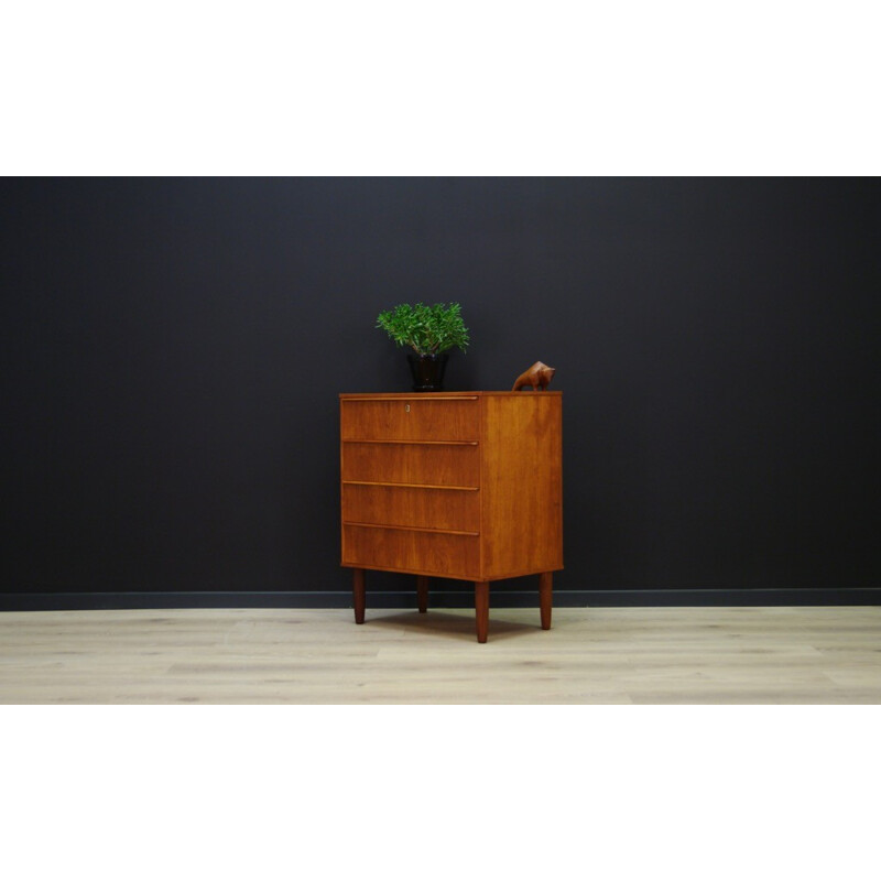 RETRO TEAK CHEST OF DRAWERS DANISH DESIGN