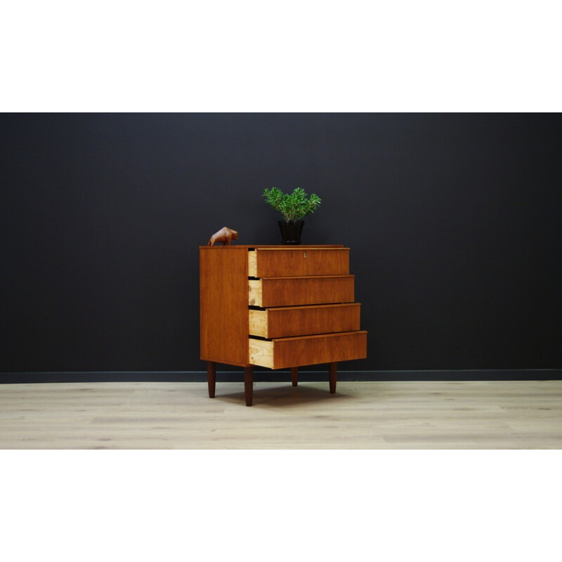 RETRO TEAK CHEST OF DRAWERS DANISH DESIGN