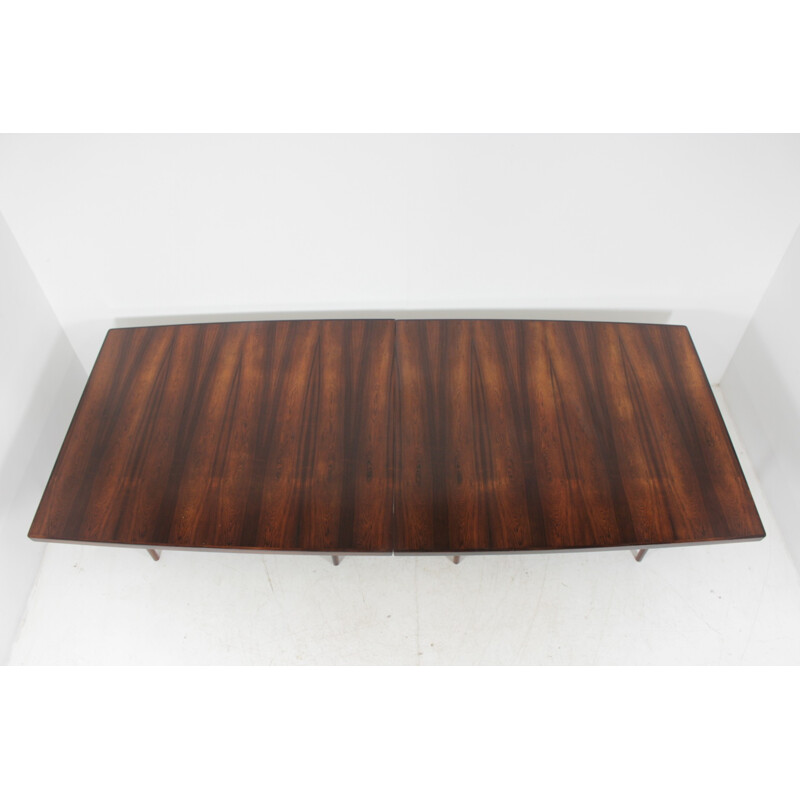 Large Vintage Rosewood Conference Dining Table By Sibast - 1960s