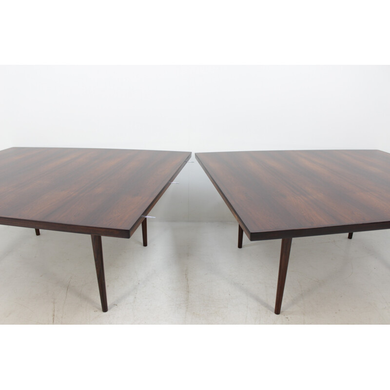 Large Vintage Rosewood Conference Dining Table By Sibast - 1960s