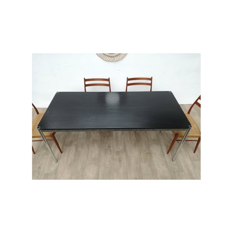 Table vintage rectangulaire "USM" par Fritz Haller - 1980
