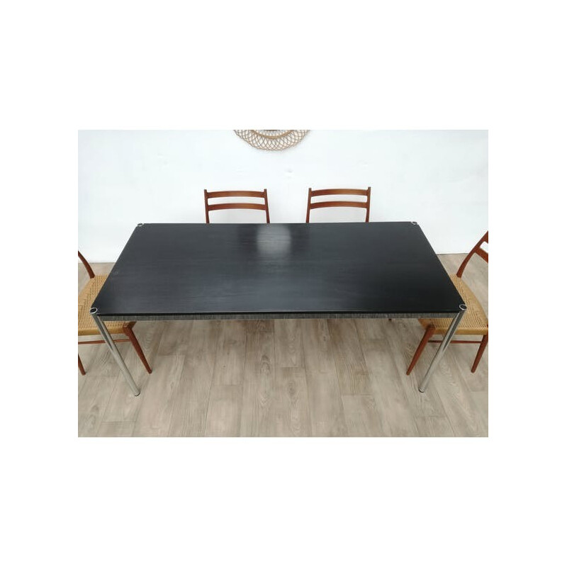 Vintage rectangular "USM" table by Fritz Haller - 1980s