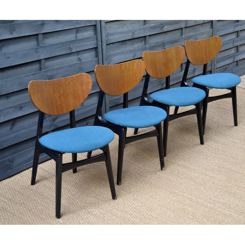 Vintage set of 4 dining chairs by G-Plan - 1950s