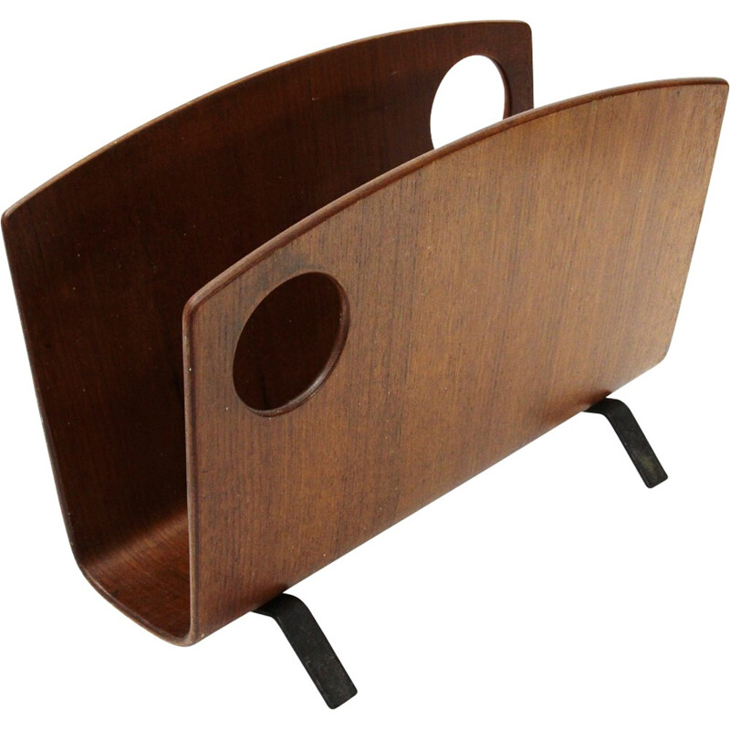 Magazine rack in Plywood by Campo & Graffi for Home - 1950s