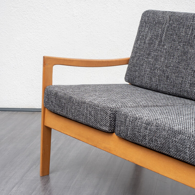 Vintage 2-seater sofa "Senator 166" by Ole Wanscher for France & Son - 1960s