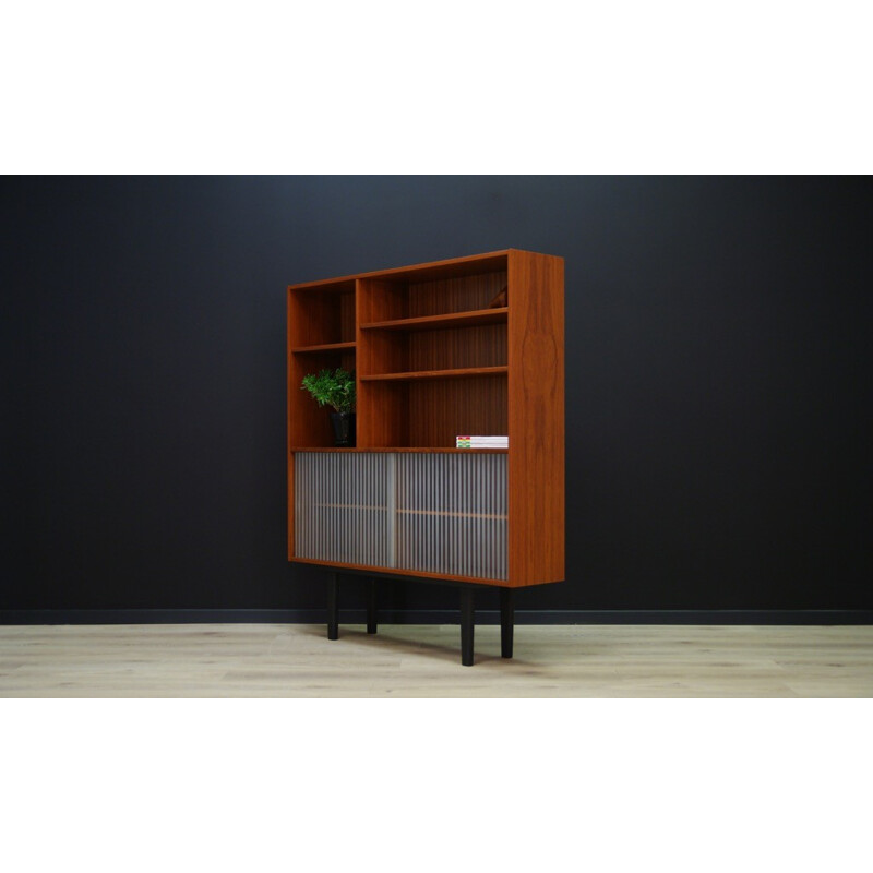 Cabinet with glass danish design vintage - 1960s
