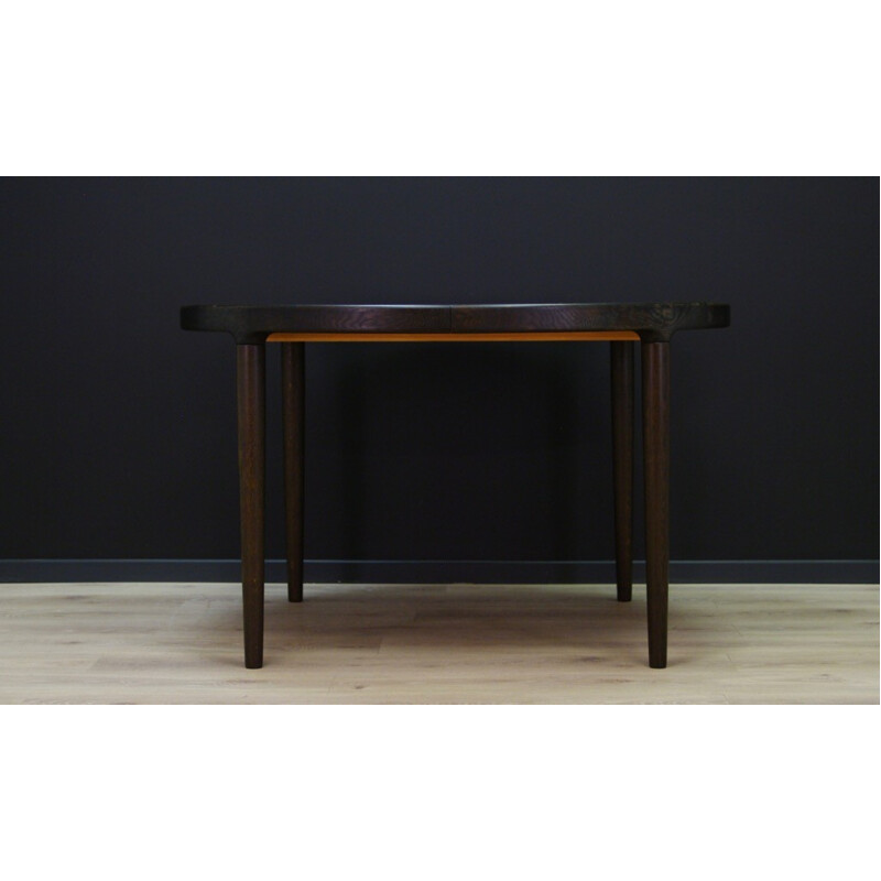 Table Danish design retro vintage with oak - 1960s