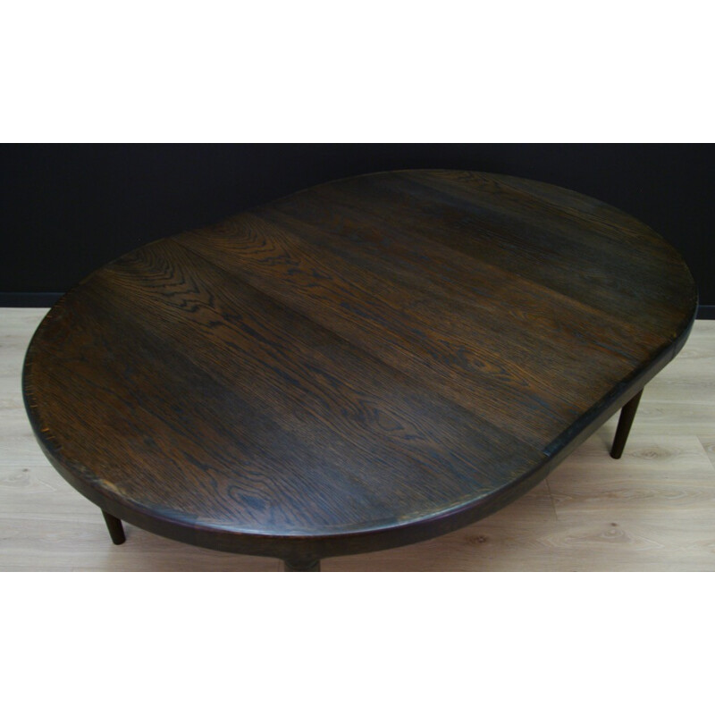 Table Danish design retro vintage with oak - 1960s