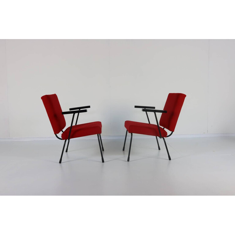 Set of 2 Gispen Vintage armchairs by W.Rietveld - 1950s