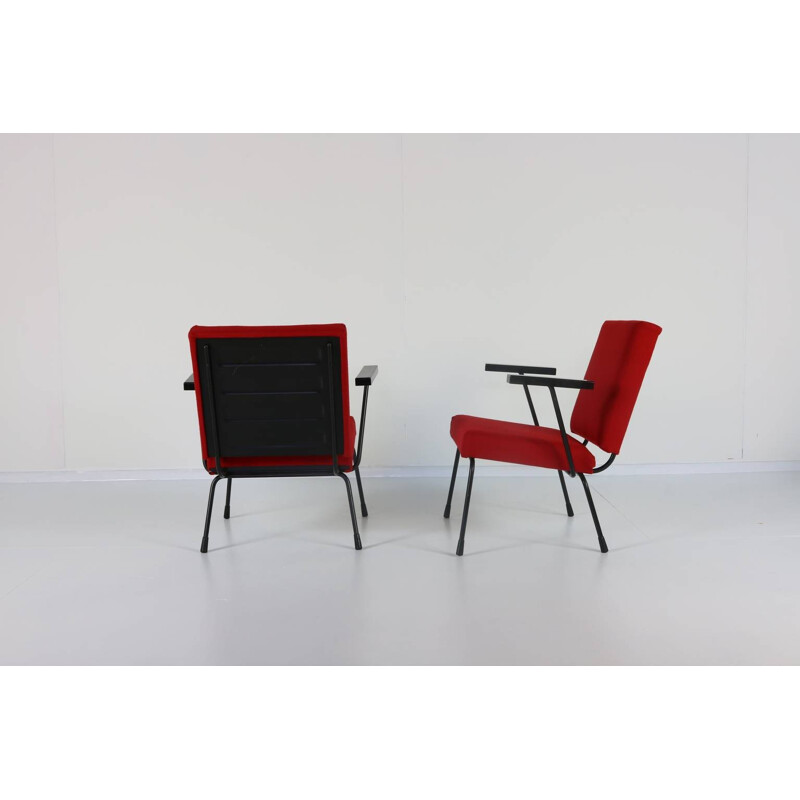 Set of 2 Gispen Vintage armchairs by W.Rietveld - 1950s