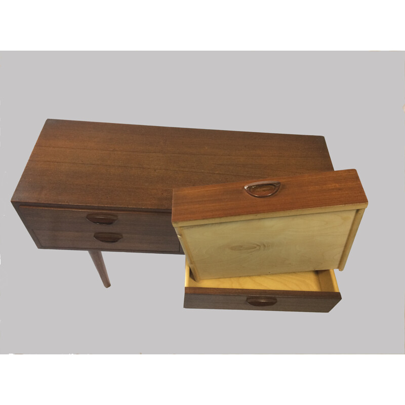 Vintage teak chest of drawers by Kai Kristiansen for Feldballe Møbelfabrik, 1960