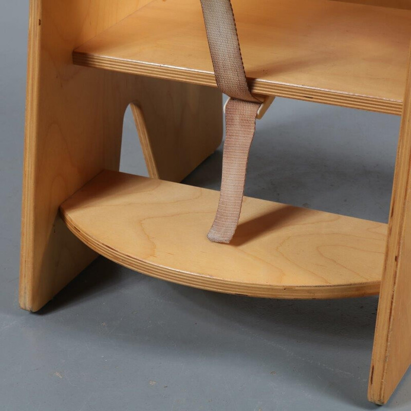 Vintage dutch children chair - 1960s 