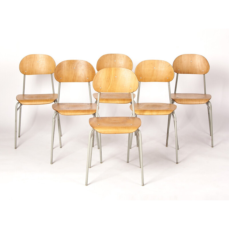 Vintage Side Chair by Jiri Petrivy for Drevoindustria - 1960s